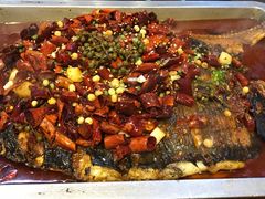 热情麻辣烤鱼（清江鱼/斤）-锦尚阁烤鱼•天津菜(宣武门胡同店)