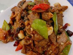 爆炒猪肝-李连贵熏肉大饼(丰台南路地铁站店)