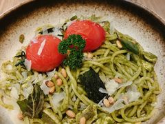 自家制罗勒酱蘑菇意粉-Maxpoint Kitchen 西餐咖啡(乐峰广场店)