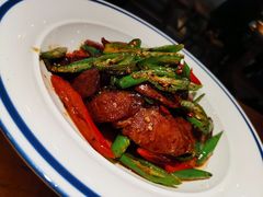 双椒炒腊肠-乞丐酱驴(世纪大道店)