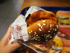 果木香风味火烤鸡腿堡-汉堡王(EAC欧美中心店)