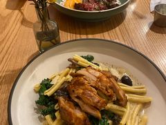 鸡肉奶油蘑菇窄意面-gaga(深圳南山益田假日广场店)