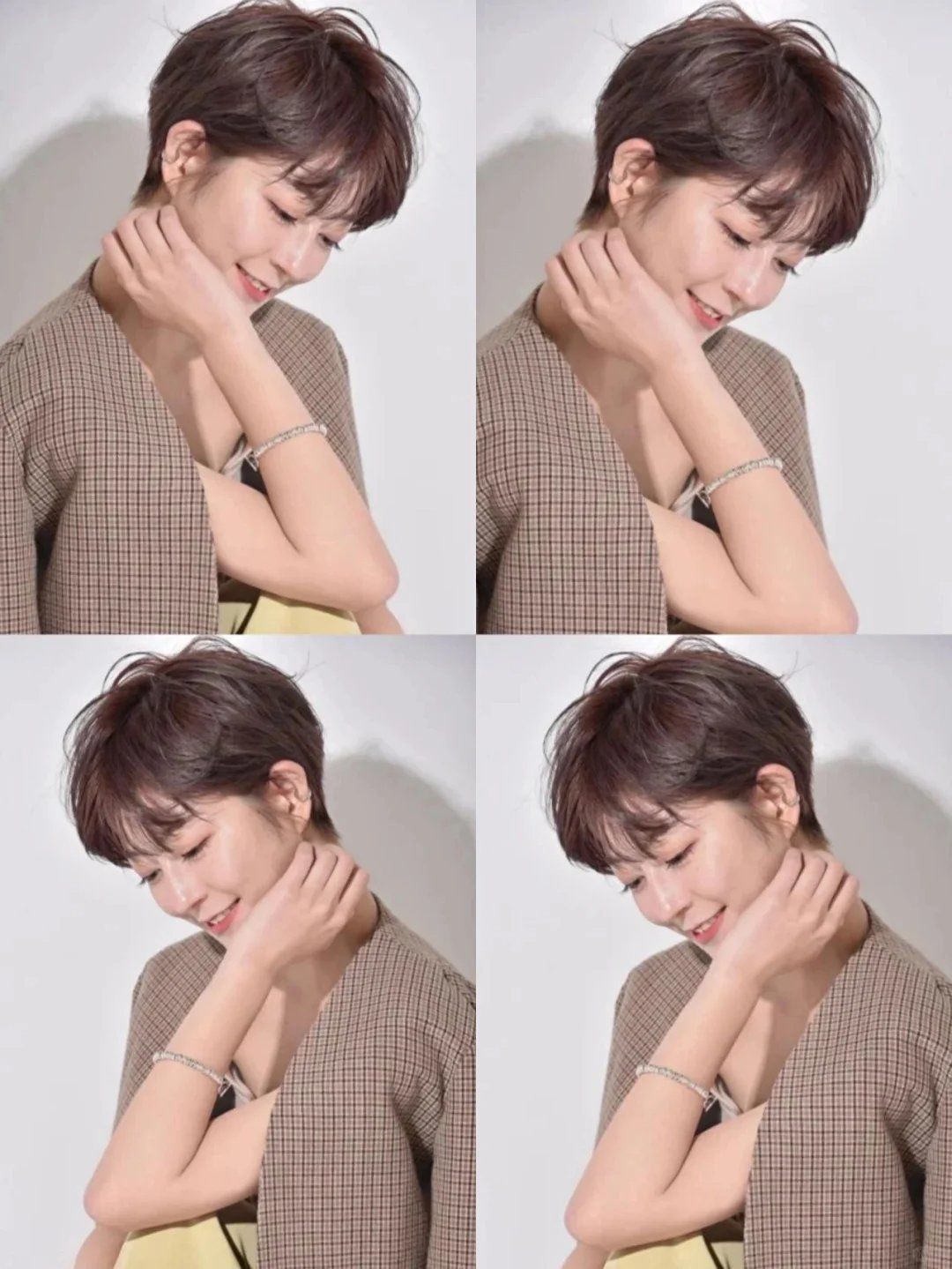 女生短发染发