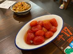 凉拌西红柿-盟重烧烤(东瓜山创始店)