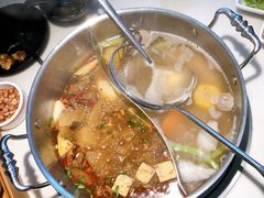 牛腩鸳鸯锅-左庭右院鲜牛肉火锅(浦江欢乐颂店)