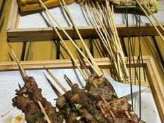 -山野的朋友露营炭火烤肉