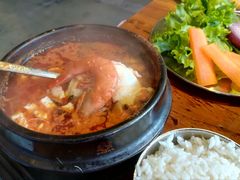 嫩豆腐汤-原始泥炉烤肉(总店)