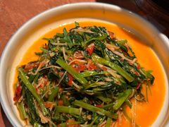 酸笋炒空心菜-浩海火燒雲傣家菜(芮欧百货店)