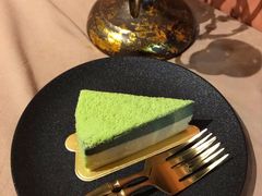 抹茶双重芝士蛋糕-The Flowers Coffee(南山店)