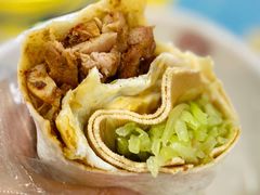 香煎五福卷饼-北大学一食堂
