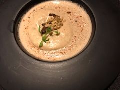 卡布奇诺蘑菇汤配牛肝菌-AZUL by FUEL蓝色·法式酒馆(琶醍店)