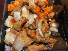 铁板牛肉-长城川潮餐馆