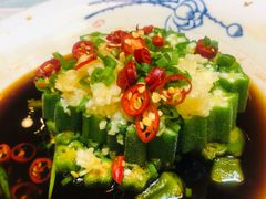 捞汁养生秋葵-老江南春·中国龙菜(衡山路店)