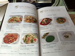菜单-纽约咖啡馆