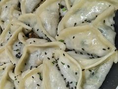 韭菜鸡蛋虾仁煎饺-小金鬼·煎饺·鸽子汤
