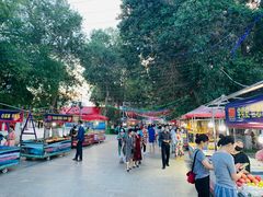 -布尔津河堤夜市