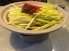 砂锅焗韭黄-农家大院(纪王店)