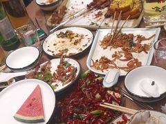 -街角等你.大连海鲜烧烤.经典铁板海鲜串(西安路店)