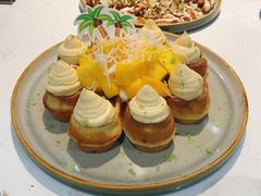 芒果椰子香缇奶油华夫饼-BE BRIGHT KITCHEN(正佳广场店)