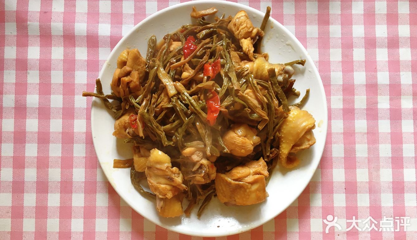快手家常菜——干豆角炒鸡