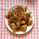 快手家常菜——干豆角炒鸡