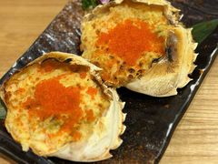芝士焗蟹宝-鲔吞·和牛寿喜烧(闵行区绿瘦酒店)