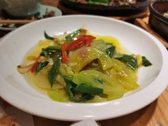 尖椒炒青番茄-村长家的疙瘩汤(沌口店)