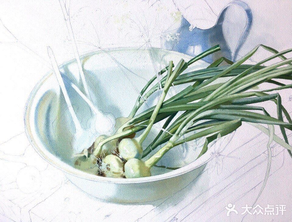 🌵一组超写实的水彩静物绘画步骤！