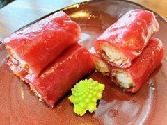 鲜虾脆皮红米肠-上海柏悦酒店·世纪100牛排馆