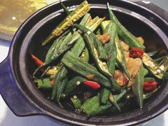 炒秋葵-新概念来凤鱼(璧山店)