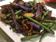 紫苏茄子炒豆角-老廣食堂(区庄店)