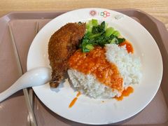 鸡腿饭-北大家园食堂