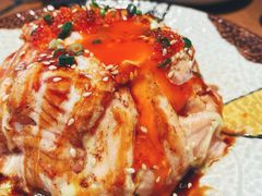 火焰三文鱼熔岩饭-水之惠鲜鱼料理(王府大街店)