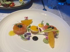 自制烟熏三文鱼佐牛油果酱-Olive橄榄花园漂亮饭主题布置餐厅(大望路店)