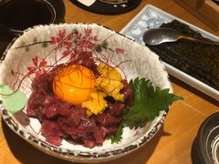 生牛肉拌海胆-九州酒场ひこぞう(2号店)