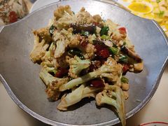 干锅丽水香菇花菜-探花·意境江南菜·唐伯虎文化体验店·松鼠桂鱼(观前店)