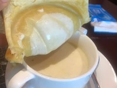 酥皮奶油蘑菇汤-天伦松鹤大饭店·欣妮咖啡
