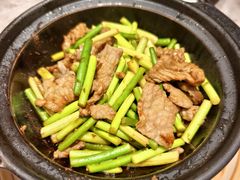 青花椒焗牛肉-吕氏焗小鲜•花园餐厅(八大关店)