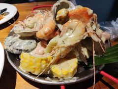 手抓海鲜蒜香奶油味-仓库南洋海鲜小排档(柳河路店)