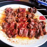 干净卫生&容易制作的微波烤鸡心串