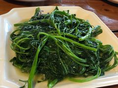 蒜蓉空心菜-蓝湾碧波·老字号·疍家非遗海上餐厅