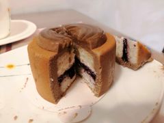 季节限定栗子蓝莓蛋糕-星巴克臻选(北京太阳宫凯德店)