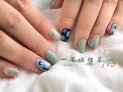 -一笔绣狂草美甲坊