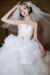 点击看大图 -艾拉·女王婚纱礼服馆