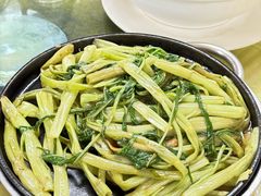 啫啫虾酱通菜梗-肥姐美食(同福中路店)