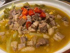 酸汤时蔬肥牛-绿茶餐厅(西单老佛爷店)