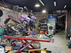 -摩道团机车工坊 摩托车维修 精洗店