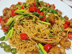 双椒鸡捞面-海荣锅贴馆(白桦林居店)