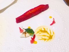 挪威烟熏三文鱼水晶黄瓜香槟奶油-福楼法餐厅FLO