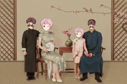 -时光纪亲子全家福照相馆(静安店母女写真父母纪念照)